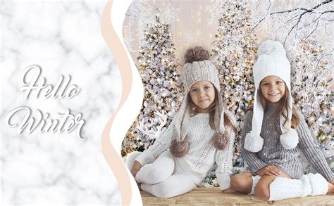 Funnytree 7x5ft Winter Wonderland Backdrop For Photography