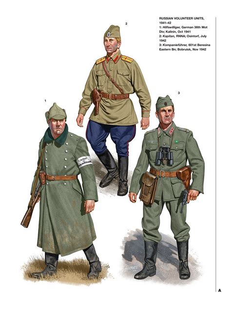 Russian Collaborators Wwii Uniforms German Uniforms Military Uniforms