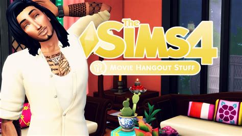 The Sims 4 Movie Hangout Stuff Review Cas Objects Gameplay Youtube
