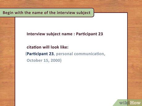 sample interview paper  format bibliography  interview  format