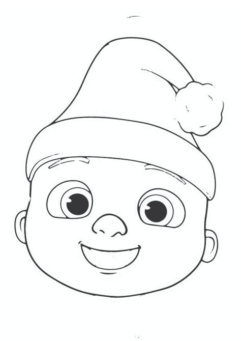Cocomelon Christmas Coloring Pages Harleyecpatterson