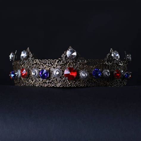 Unique Mele Bronze Crown Handmade Custom Crown Mens Crown Male Crown