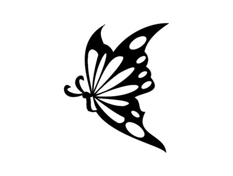 Borboleta Butterfly Silhouette Free Dxf File For Free Download