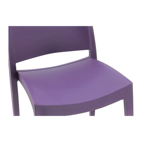 Specta Chair In Purple Cafe Chairs Melbourne