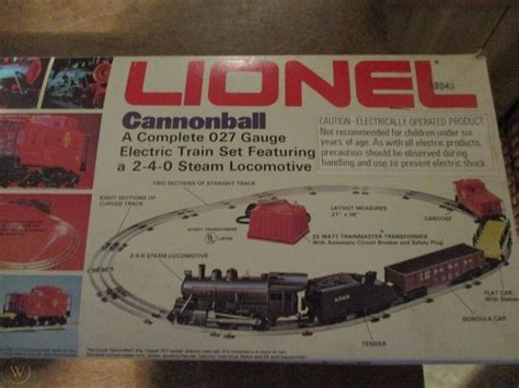 Vintage 1973 Lionel Cannonball O27 Gauge Electric Train Set No 6 1381