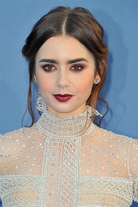 Lily Collins Ultimate Hair Chameleon Debuts Her Boldest Style Ever