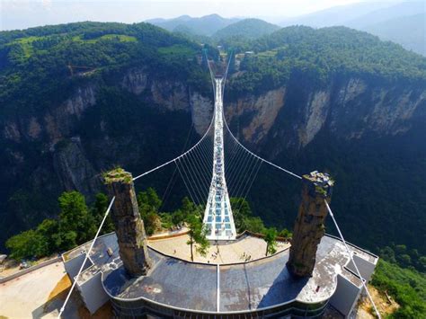 Worlds Tallest And Longest Glass Bridge Opens In China