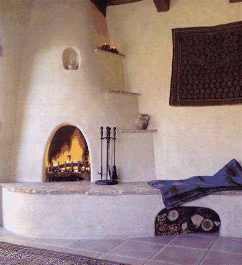 New Kiva Rumford Adobe Fireplace Spanish Style Fireplace