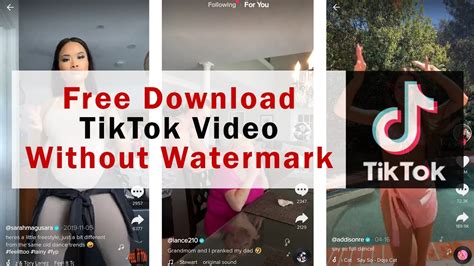 How To Download Tiktok Video Without Watermark Youtube