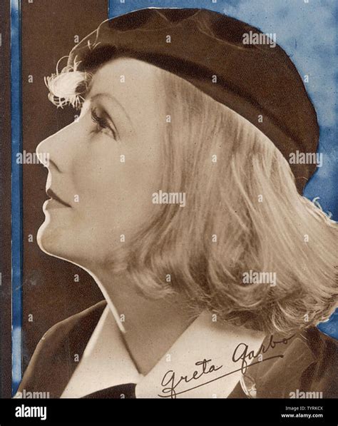 Greta Garbo 1905 1990 Swedish American Film Actress Stock Photo Alamy