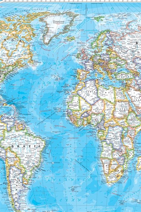 Education And Crafts Geography Materials Illustrated World Map And Usa Map