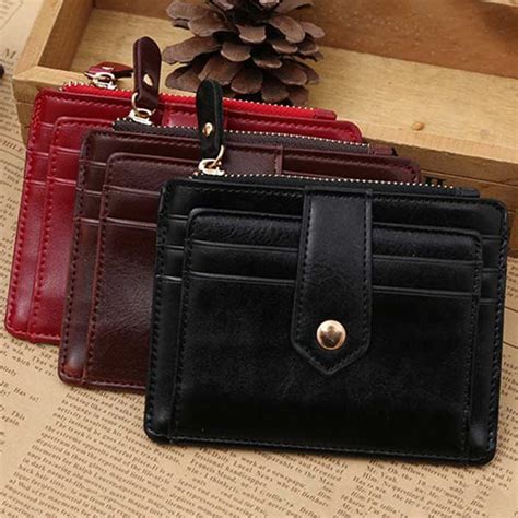 Bags card holder wallet purse, find details and price about china phone bag, cellpphone purse from mall crossbody phone bag for women for women. Classic PU Leather Zipper Hasp Coin Purse Photo Bit Credit Card Slots Coins Change Pocket Wallet ...
