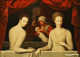 Gabrielle D'estrees(1573-99) And Her Sister,the Duchess Of Villars ...