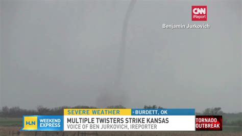 Ireporter Captures Tornado Touchdown Cnn Video