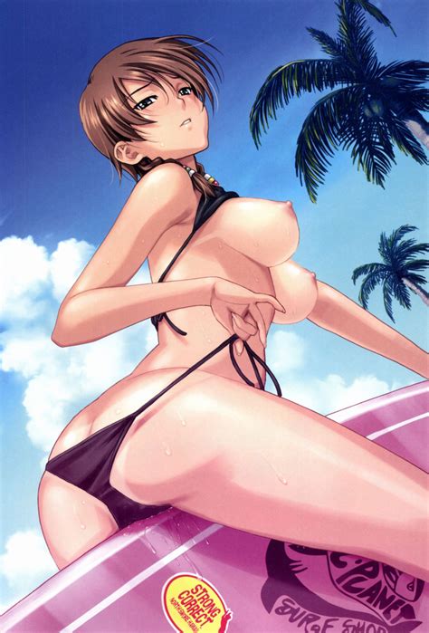 Happoubi Jin Kuouzumi Mika Resort Boin Untied Absurdres Highres S Girl Ass Bikini