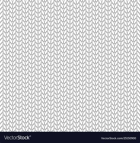 Knitting Pattern Texture Seamless Royalty Free Vector Image