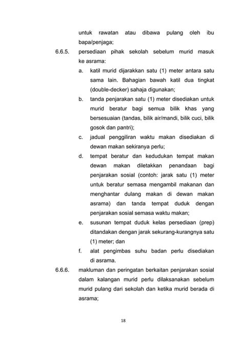 Garis Panduan Pengurusan Pembukaan Semula Sekolah 4 Jun 2020