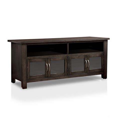 Furniture Of America Madeline Transitional Solid Wood 72 Inch Tv Stand