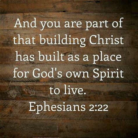 Ephesians 222 Ephesians 2 Christ Spirit Faith Novelty Loyalty