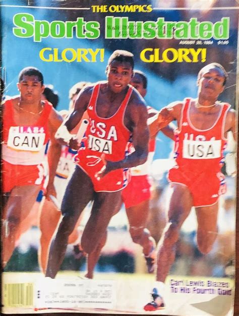 Lewis won his 4th gold medal of the games when he anchored the relay team to a 37.83 clocking at the 1984 olympics in los angeles. Sports Illustrated Aug. 20, 1984 Carl Lewis Olympics Cover ...