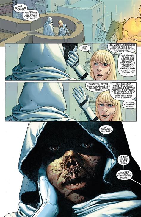 Doctor Dooms Face Revealed In Secret Wars L7 World Comic Books Art