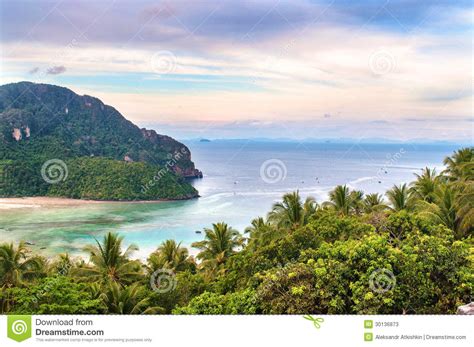 Tropic Sea View Stock Image Image Of Coastline Ocean 30136873