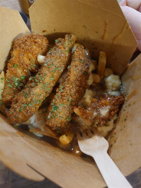 I Ate Maple Fried Chicken Poutine Food