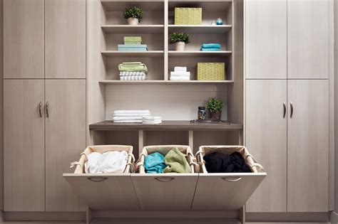 Maybe you would like to learn more about one of these? Laundry Room with Melamine Cabinets - Contemporary ...