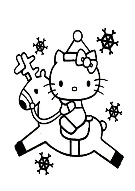 Auf leisen pfoten ist die katze zum liebling von kindern und eltern. Weihnachten -35 | Ausmalbilder Hello Kitty