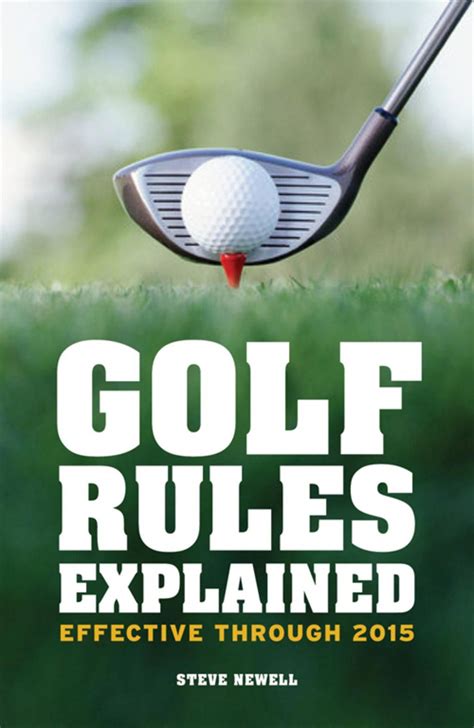 Golf Rules Explained Ebook Golf Rules Golf Tips Golf