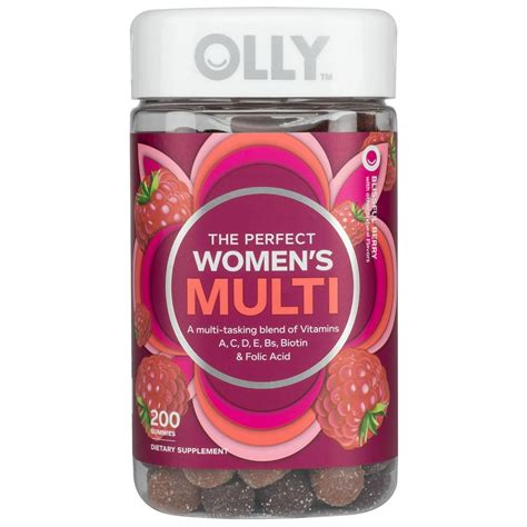 Olly Women S Multi Vitamin Gummies With Biotin Blissful Berry 200 Ct