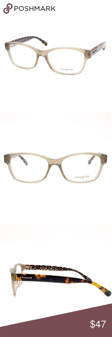 Coach Eyeglasses Hc 6116f 5508 54 16 140 Olive Hav Coach Eyeglasses Glasses Accessories