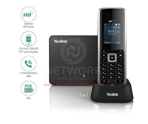 Yealink W52p Entry Mid Level Wireless Dect Ip Phones With 5 Voip
