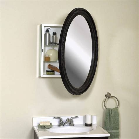 An oval bathroom mirror from fab glass and mirror is just like artwork. 25 Collection of Black Oval Wall Mirrors