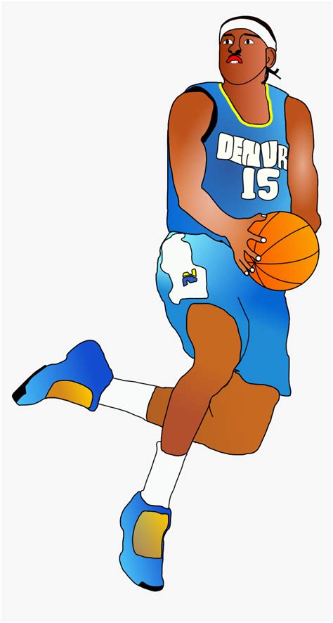Basketball Player Cartoon Nba Player Clipart Hd Png Download Kindpng