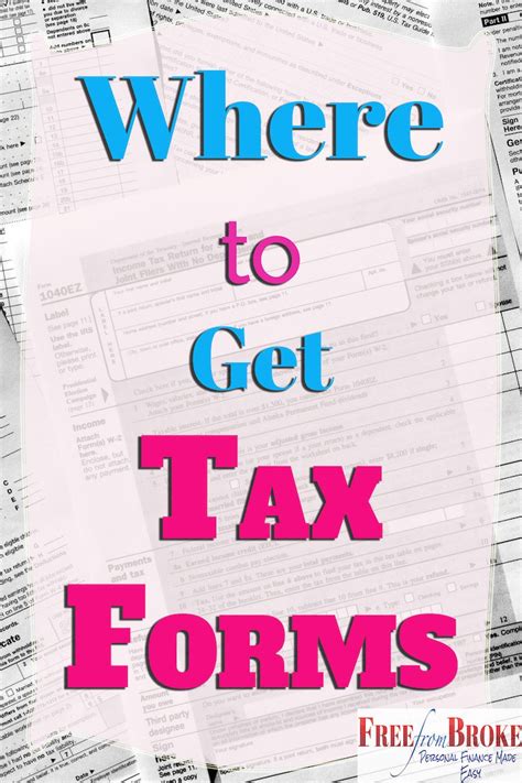 Where Can I Get Irs Tax Forms And Options To File Free