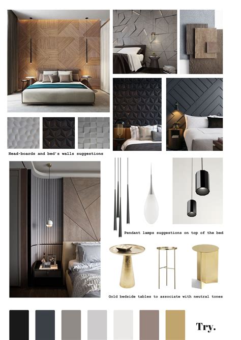 Interior Design Mood Board Layout Dekorasi Rumah