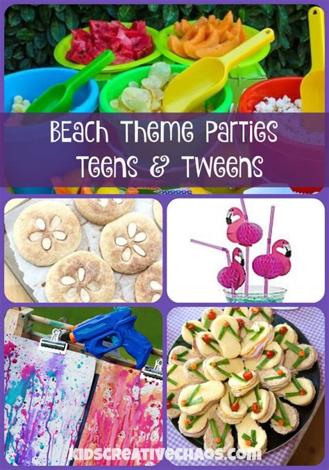 Pool party games for swimming pool parties. Beach Theme Pool Party Ideas for Teens and Tweens ...
