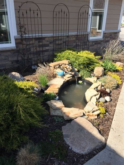 Whenever i visit a backyard pond, i'm always struck by how unique and personal each pond is. Small Garden Pond Paradise | Hometalk