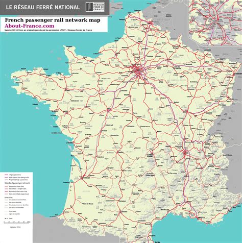 Printable Road Map Of Northern France
