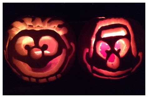 Bert And Ernie Halloween Pumpkin Carving