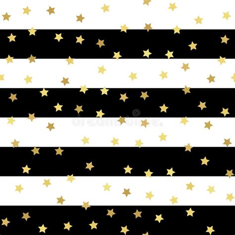 Gold Glitter Seamless Pattern Striped Background Stock