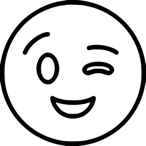Smiley Wink Emoji Emoticon Drawing Smiley Png Download 980982
