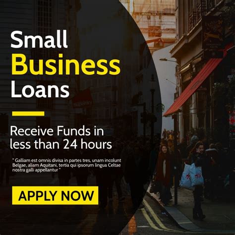 Small Business Loans Finance Advertisement Template Postermywall