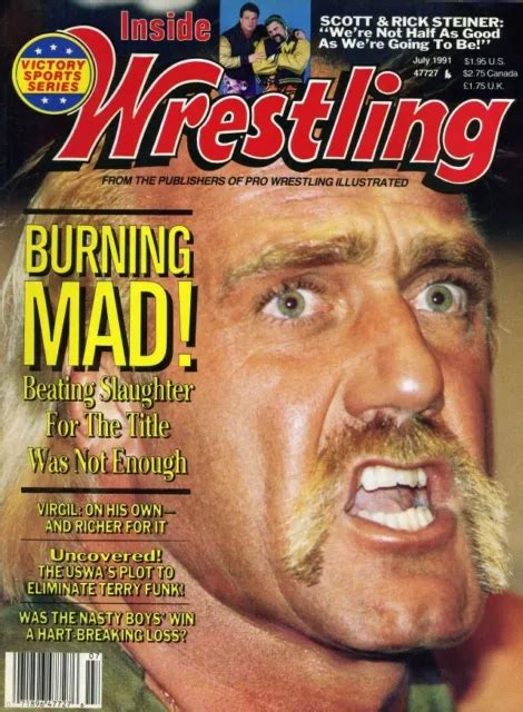 Hulk Hogan Inside Wrestling Magazine Juillet Rick Scott Steiner