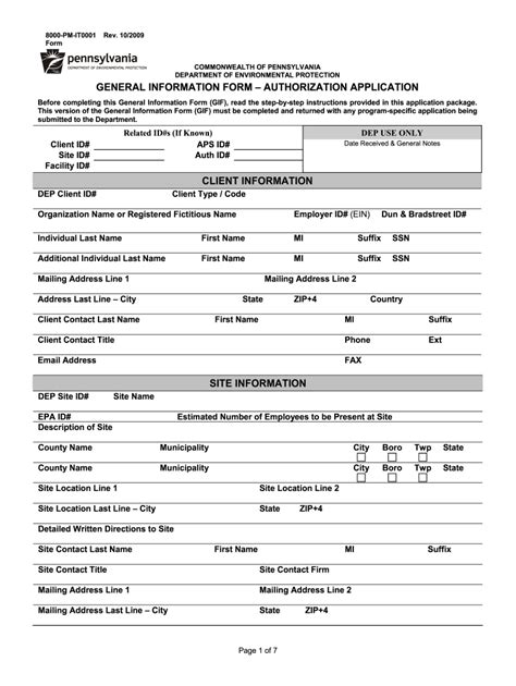 General Information Form Fill Online Printable Fillable Blank