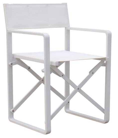 Outdoor Directors Chair Folding Aluminium Sling