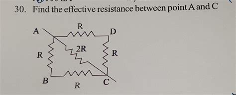Find The Effective Resistance Between Points A And B
