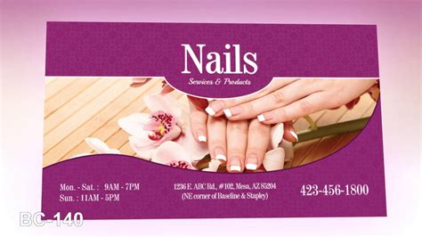 Personalize it with photos & text or purchase as is! Nails Salon Business Card | Oxynux.Org