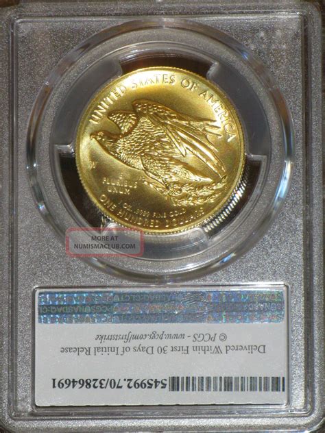 2015 W 100 Gold American Liberty High Relief Coin Graded Ms70 Pcgs 1st